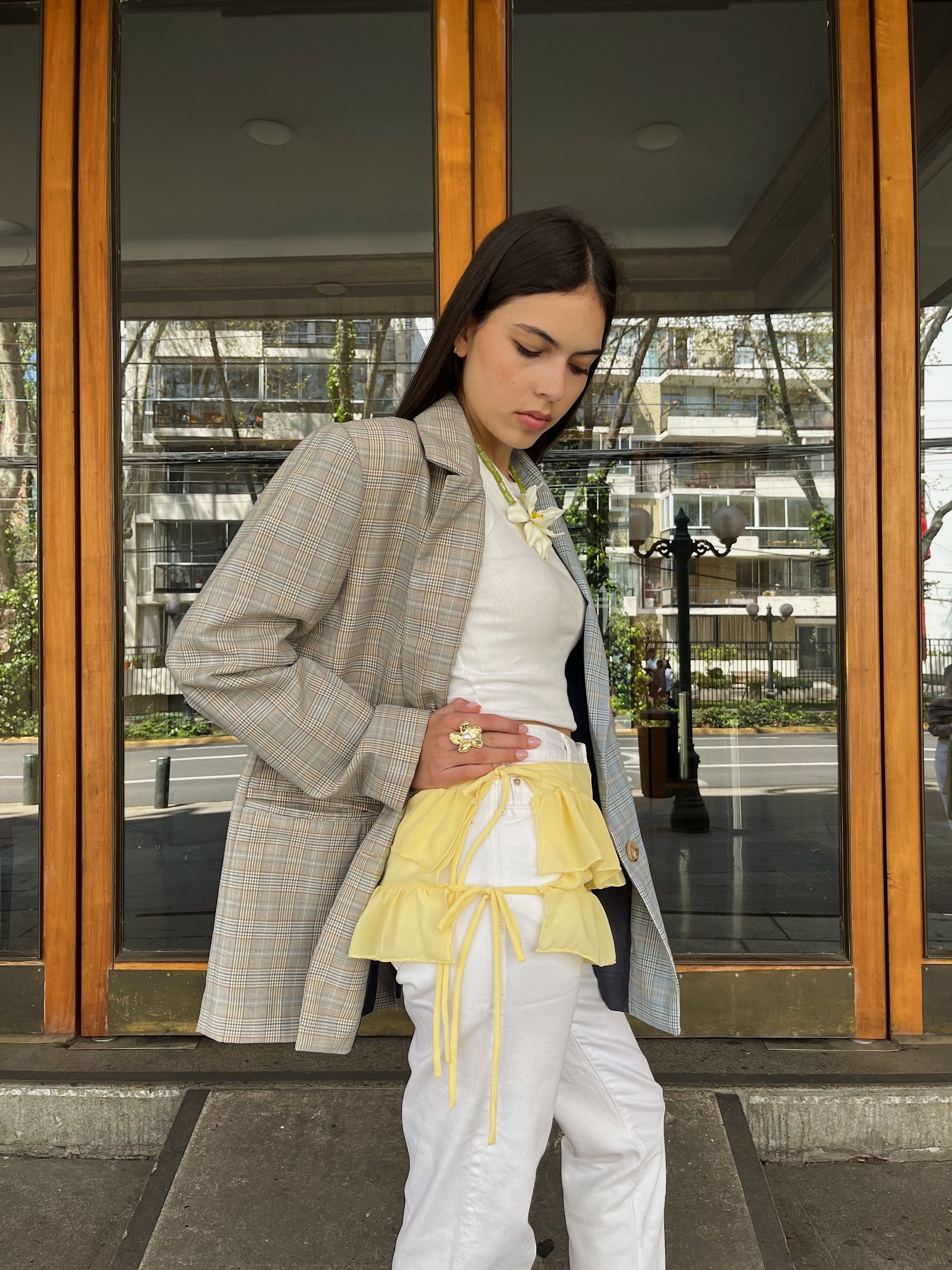 Sobre falda yellow butter