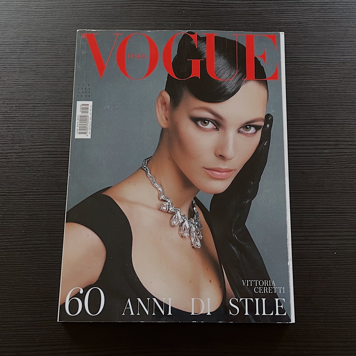 Vogue Italia, September Issue, portada Vittoria Ceretti 60th Anniversary