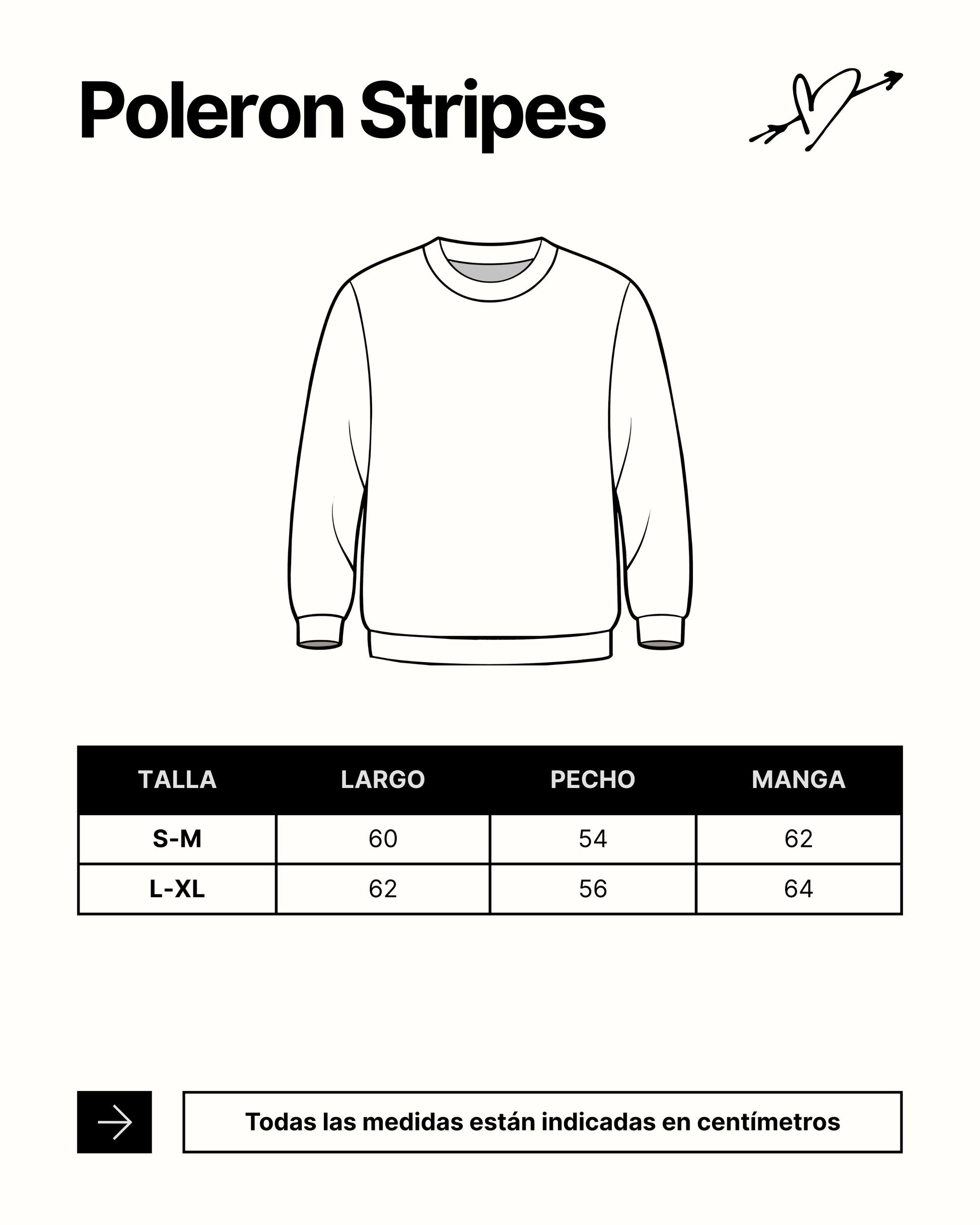 Poleron stripes celeste