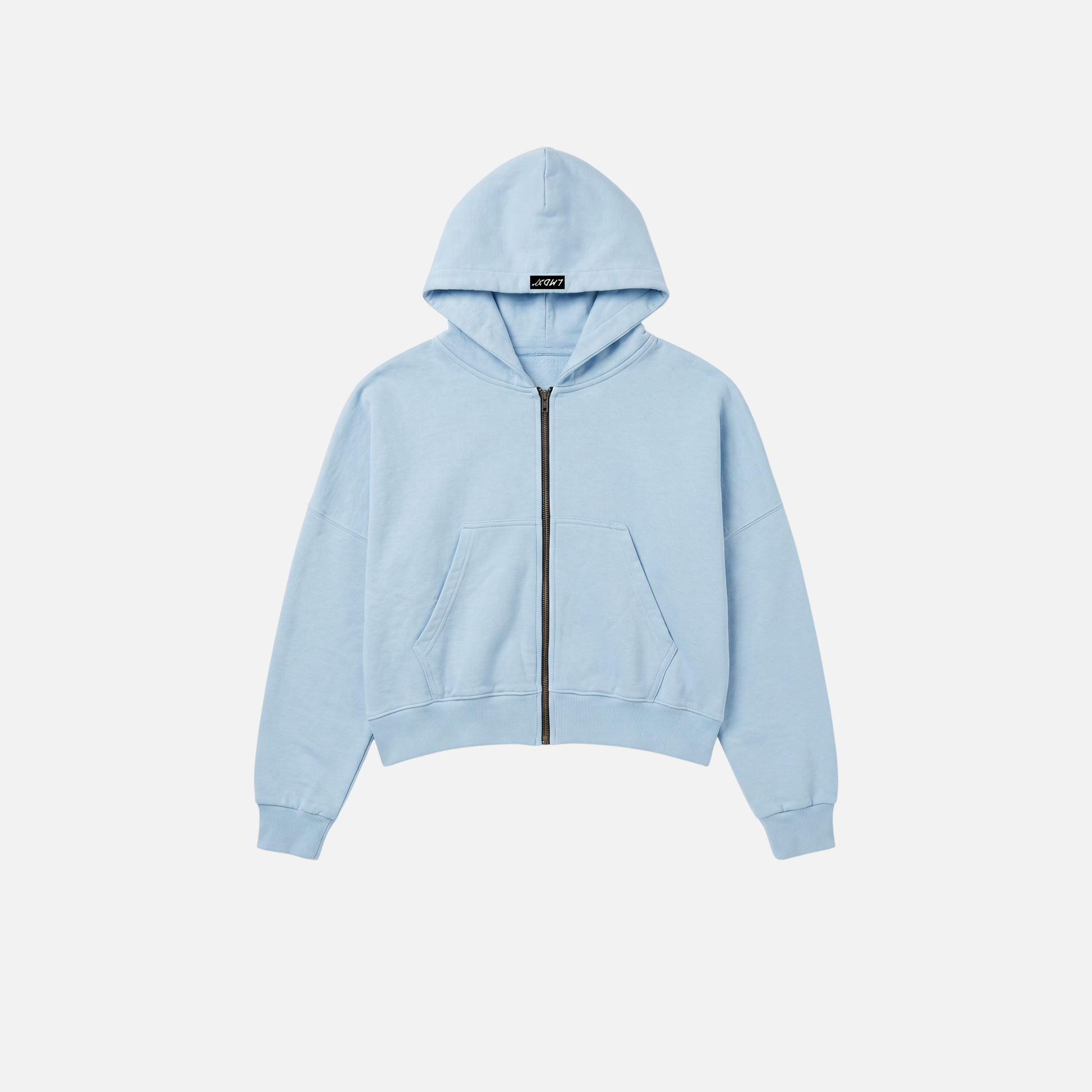 Hoodie 5 Estrellas – Boxy Fit Baby Blue