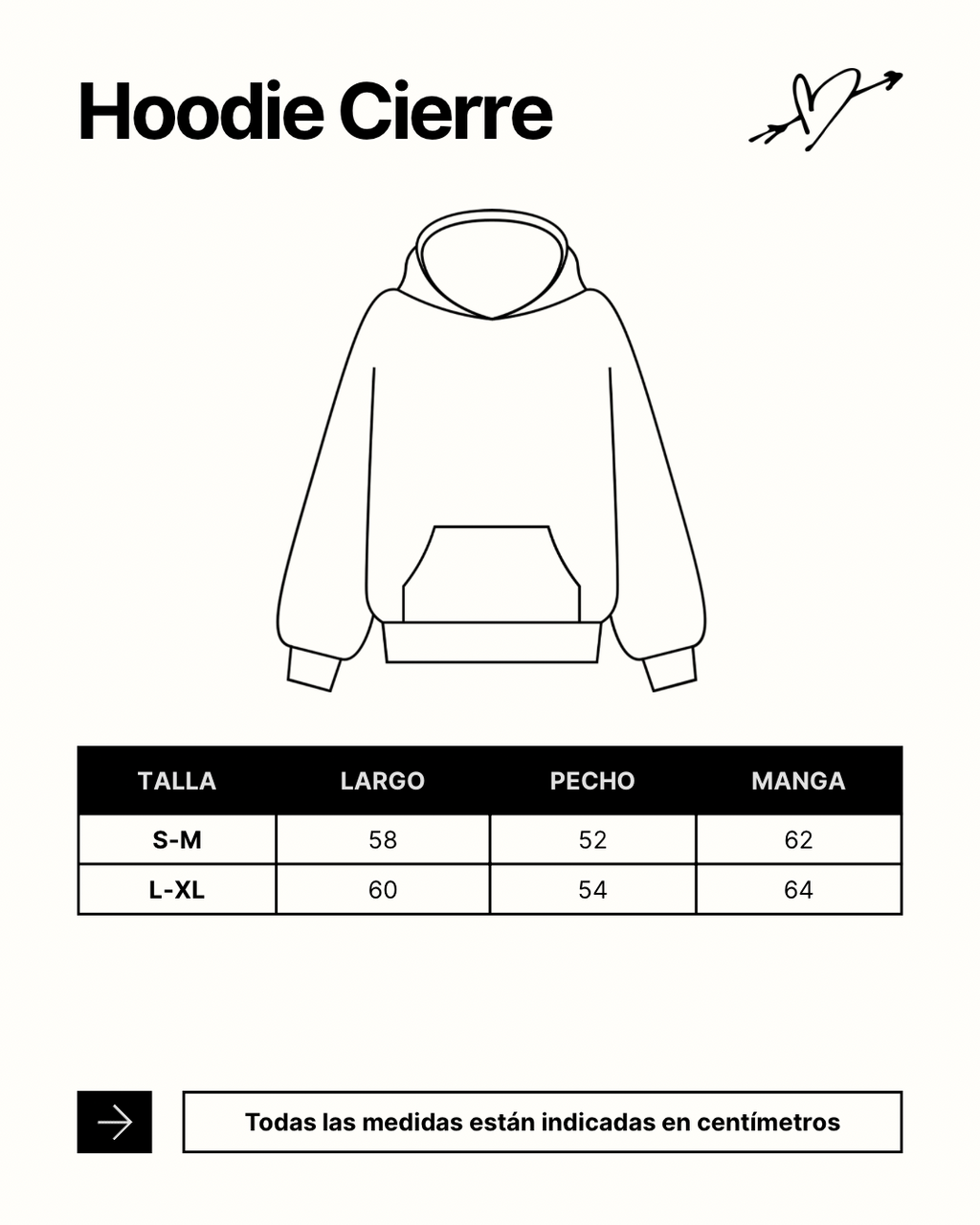 Hoodie 5 Estrellas – Boxy Fit Negro