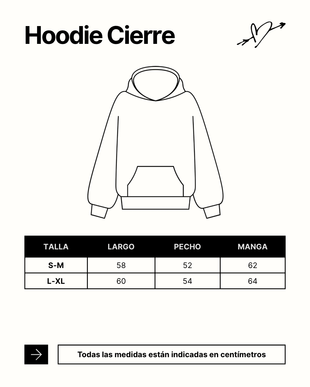Hoodie 5 Estrellas – Boxy Fit Negro