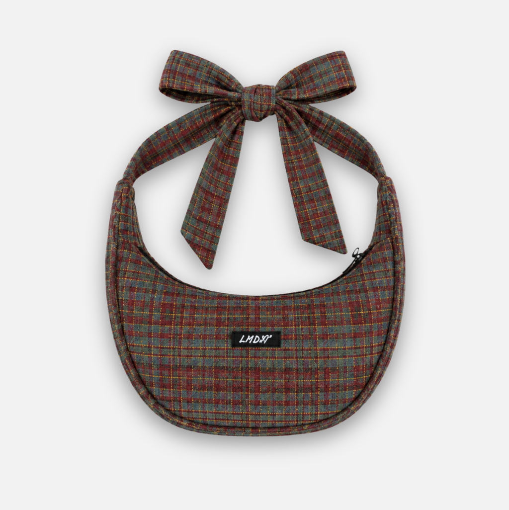 Bolso Ribbon Ajustable Tartan Multicolor