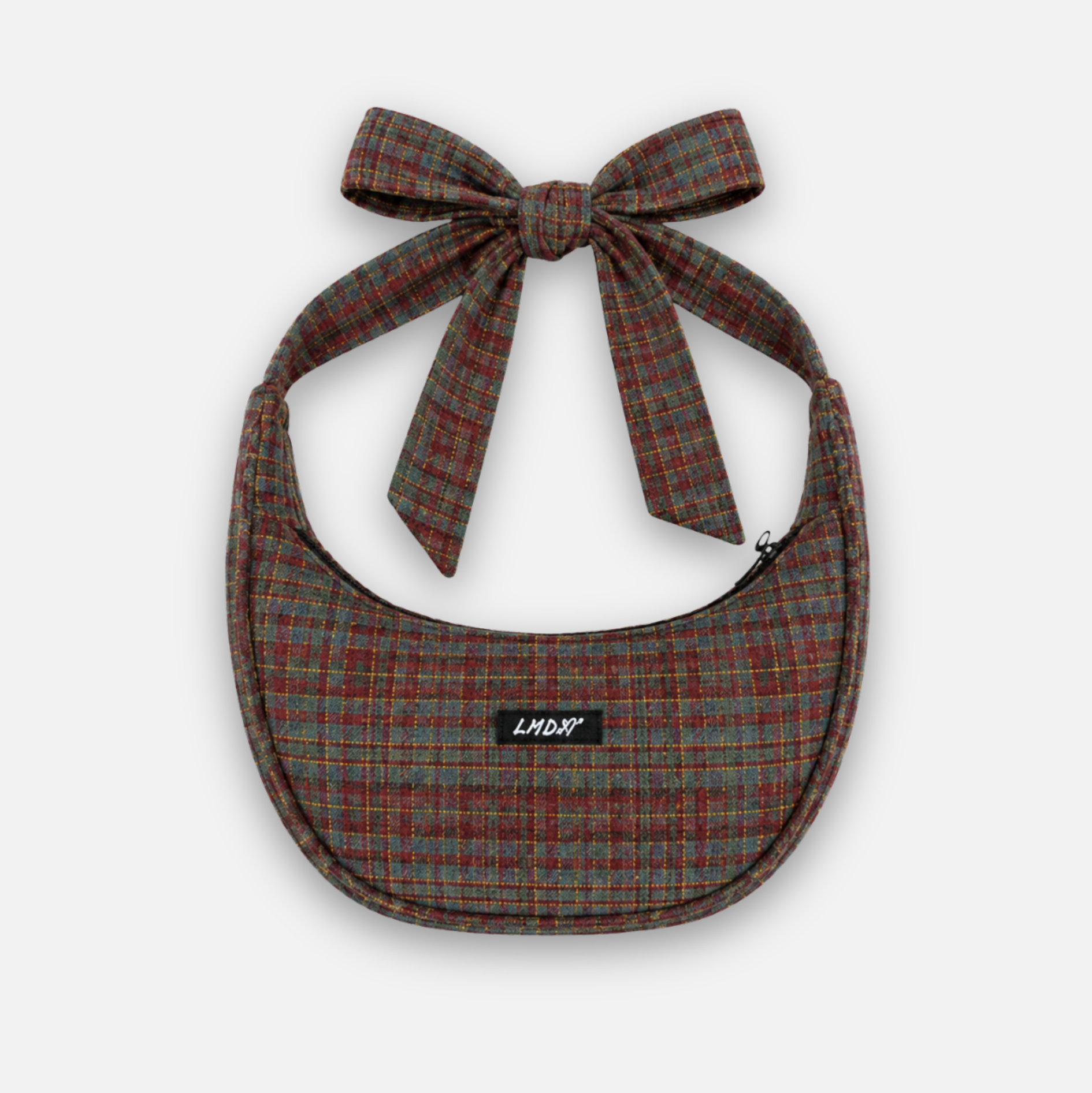 Bolso Ribbon Ajustable Tartan Multicolor