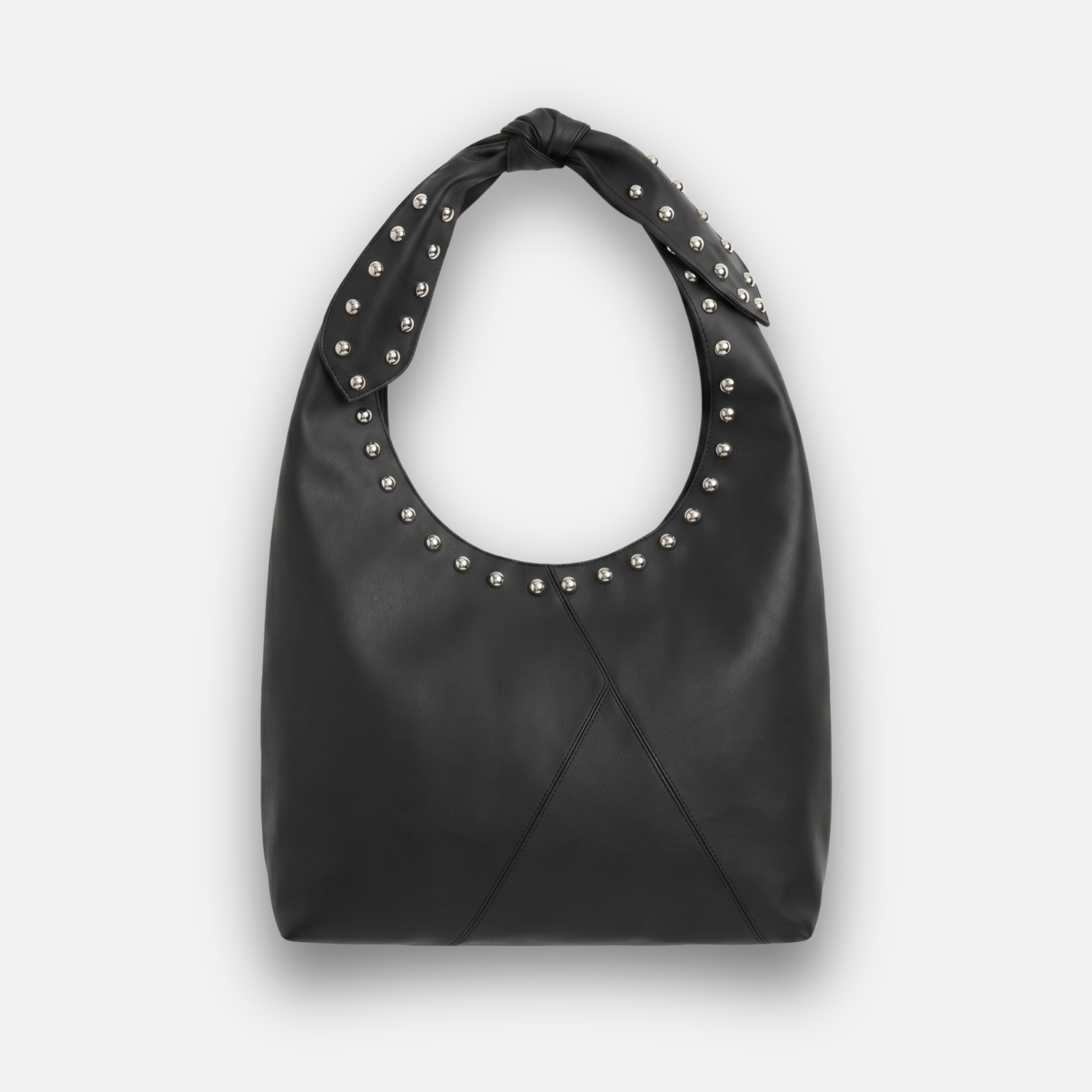 Bolso Ribbon Negro Vegano con Tachas