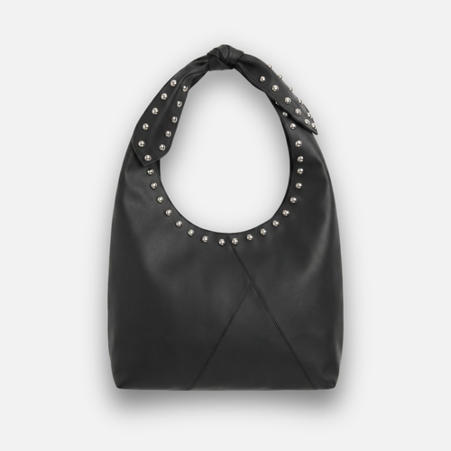 Bolso Ribbon Negro Vegano con Tachas