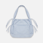 Bolso con amarres tipo saco Celeste