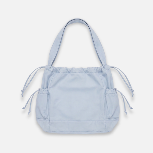 Bolso con amarres tipo saco Celeste