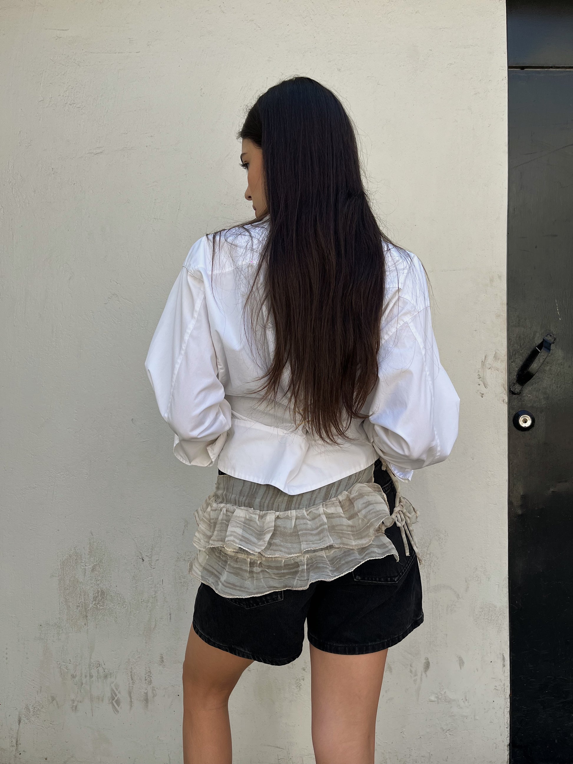 Sobre falda jaspeada