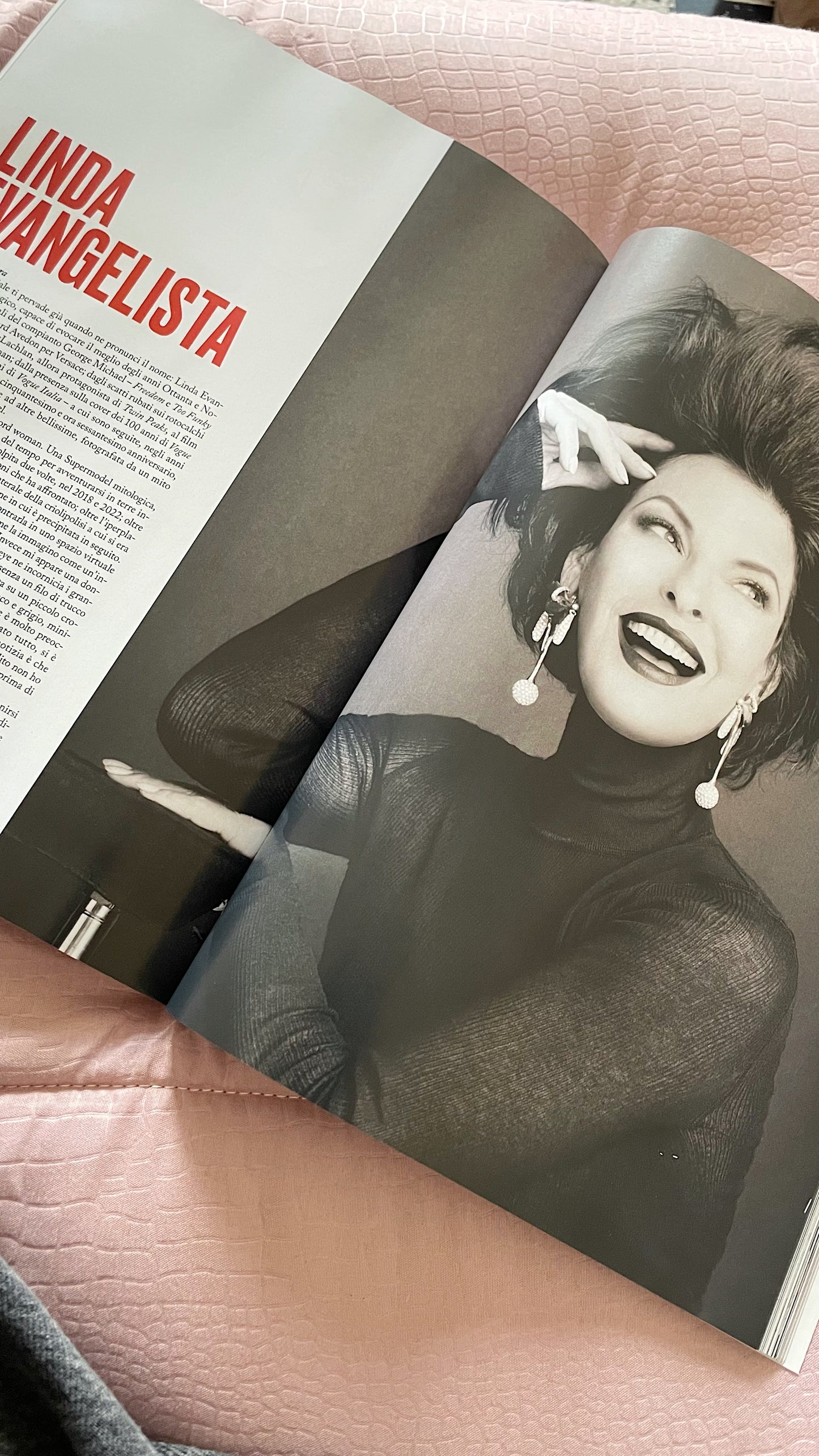 Vogue Italia, September Issue, portada Linda Evangelista 60th Anniversary