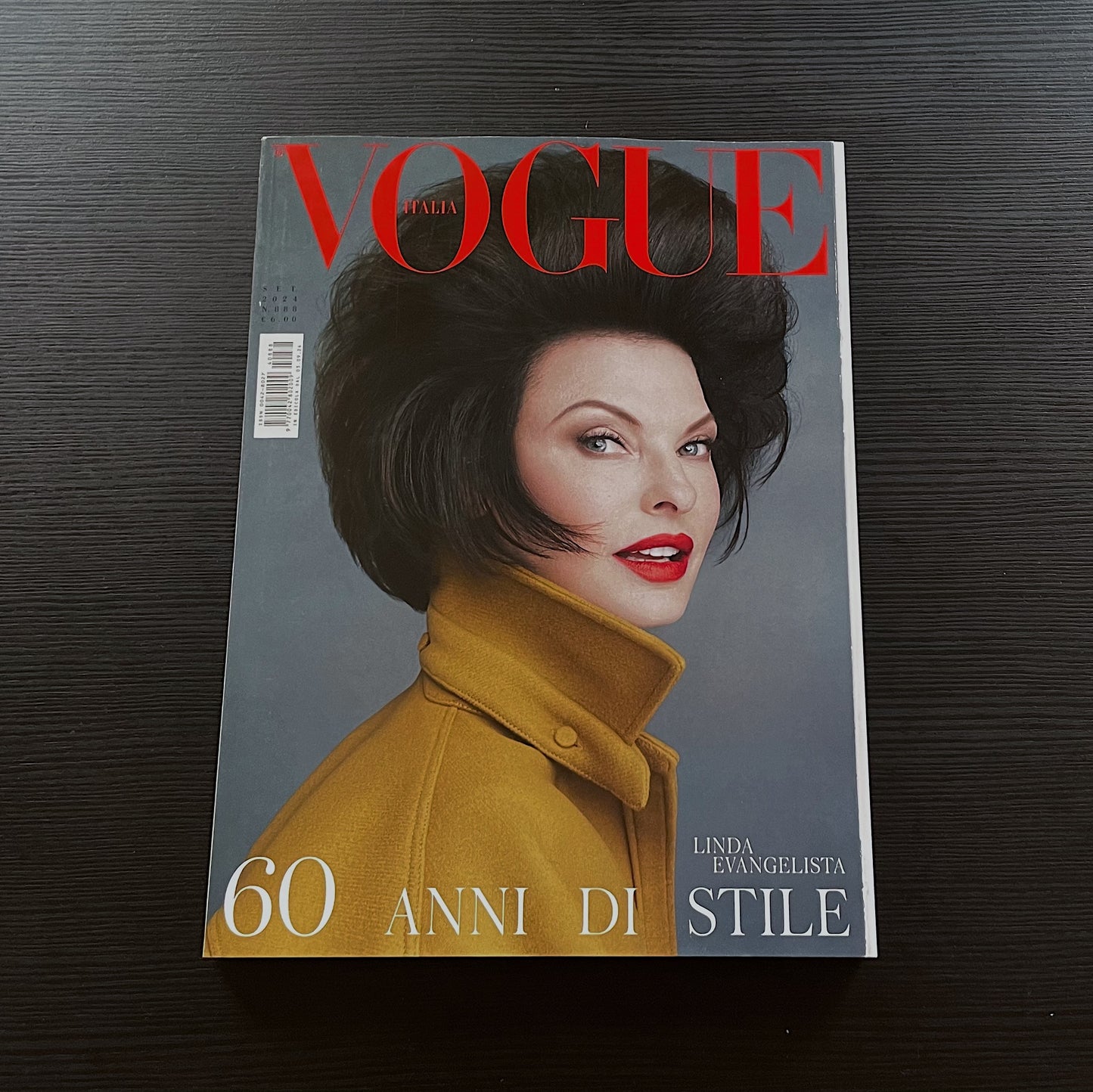 Vogue Italia, September Issue, portada Linda Evangelista 60th Anniversary