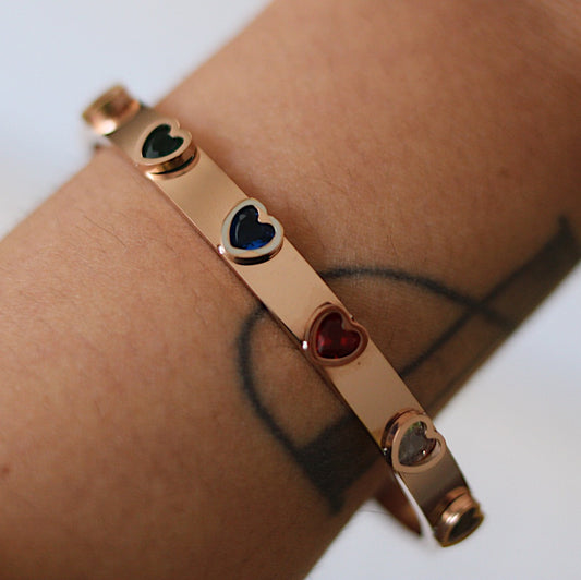 Pulsera Antonieta RoseGold Acero Inoxidable