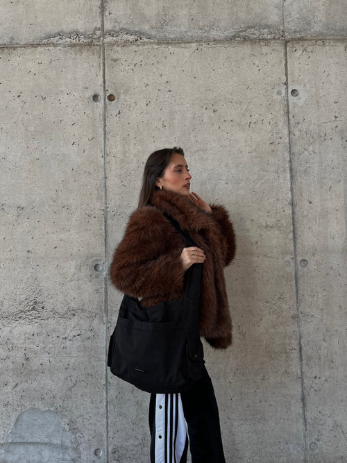 Crossbody cargo bag negro