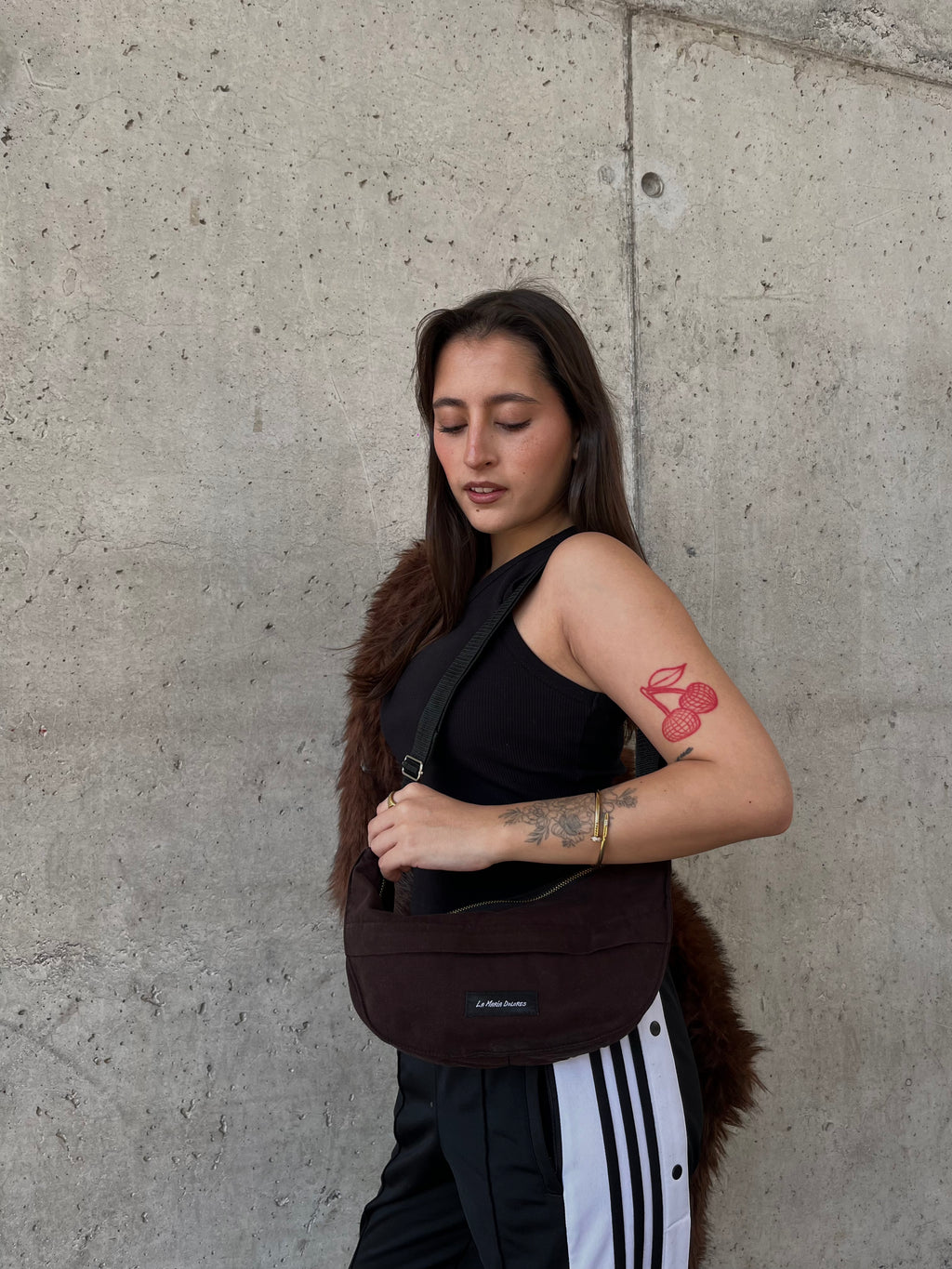 Sling Bag Reciclado Chocolate