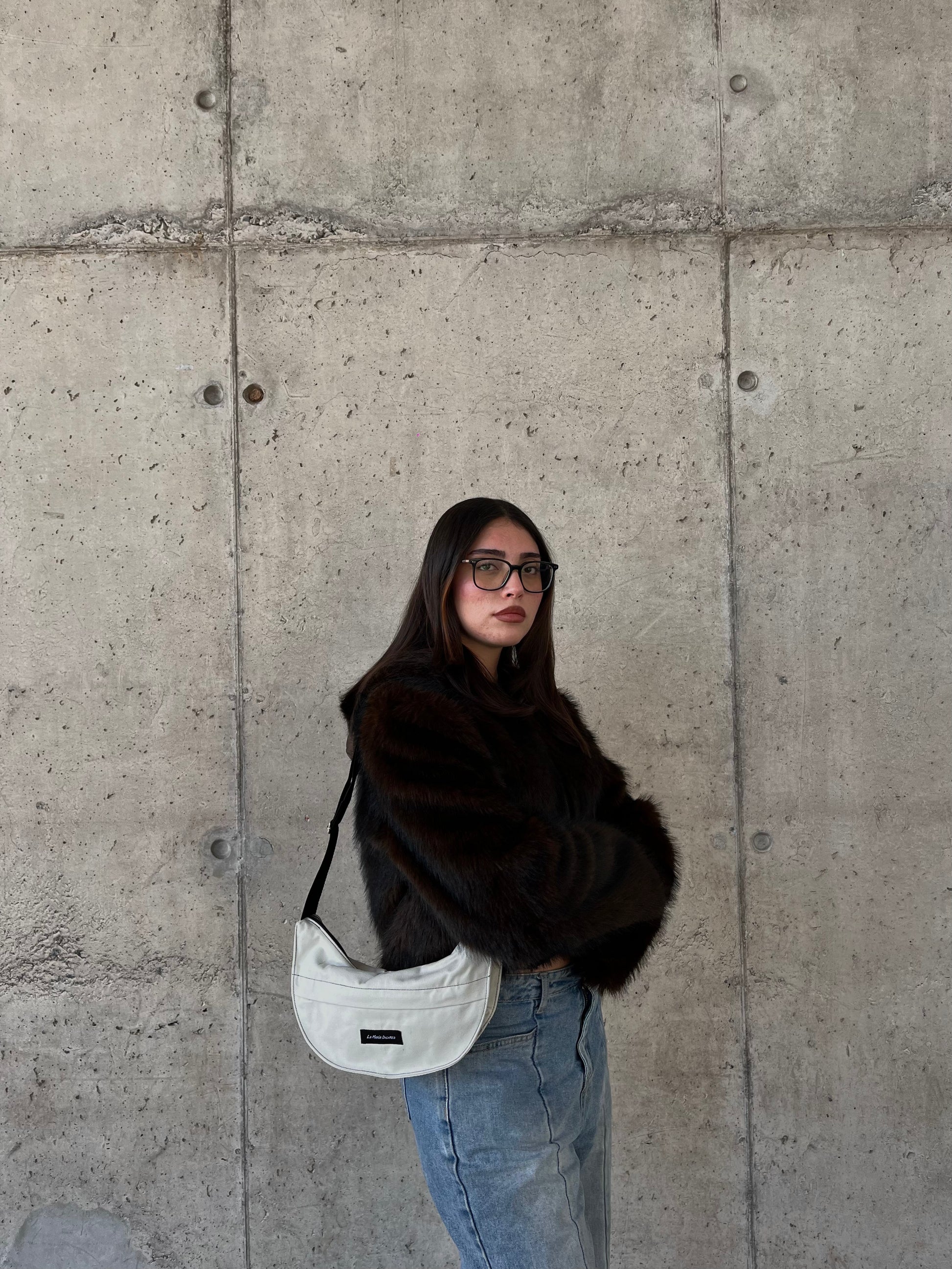 Sling Bag Reciclado Crudo