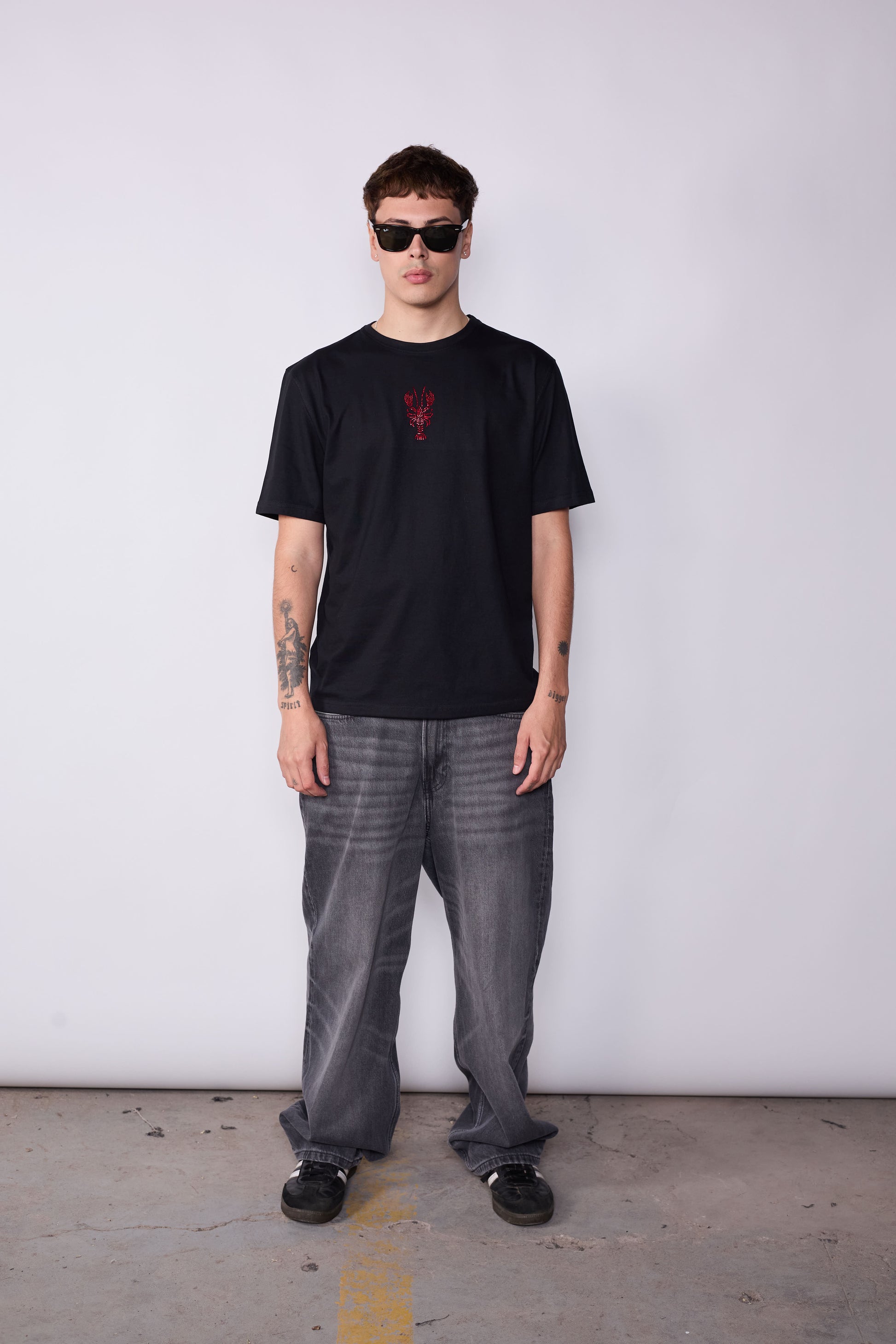 Polera Slim Fit Langosta Negra