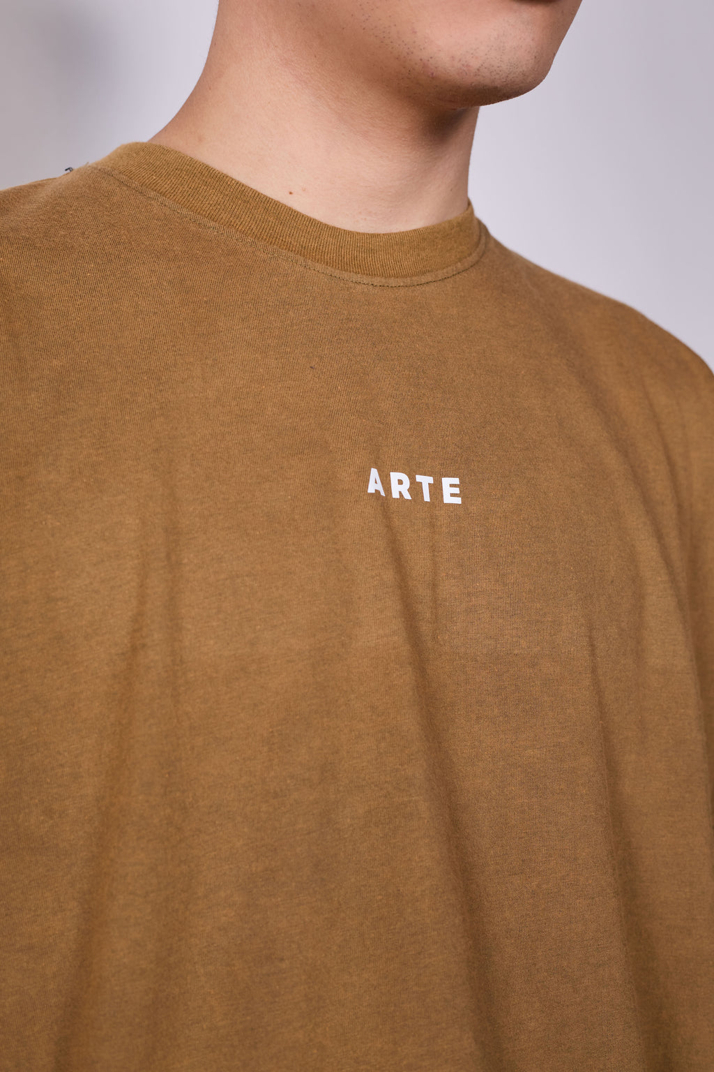 Polera Boxy Fit Verde Arte Acid Wash