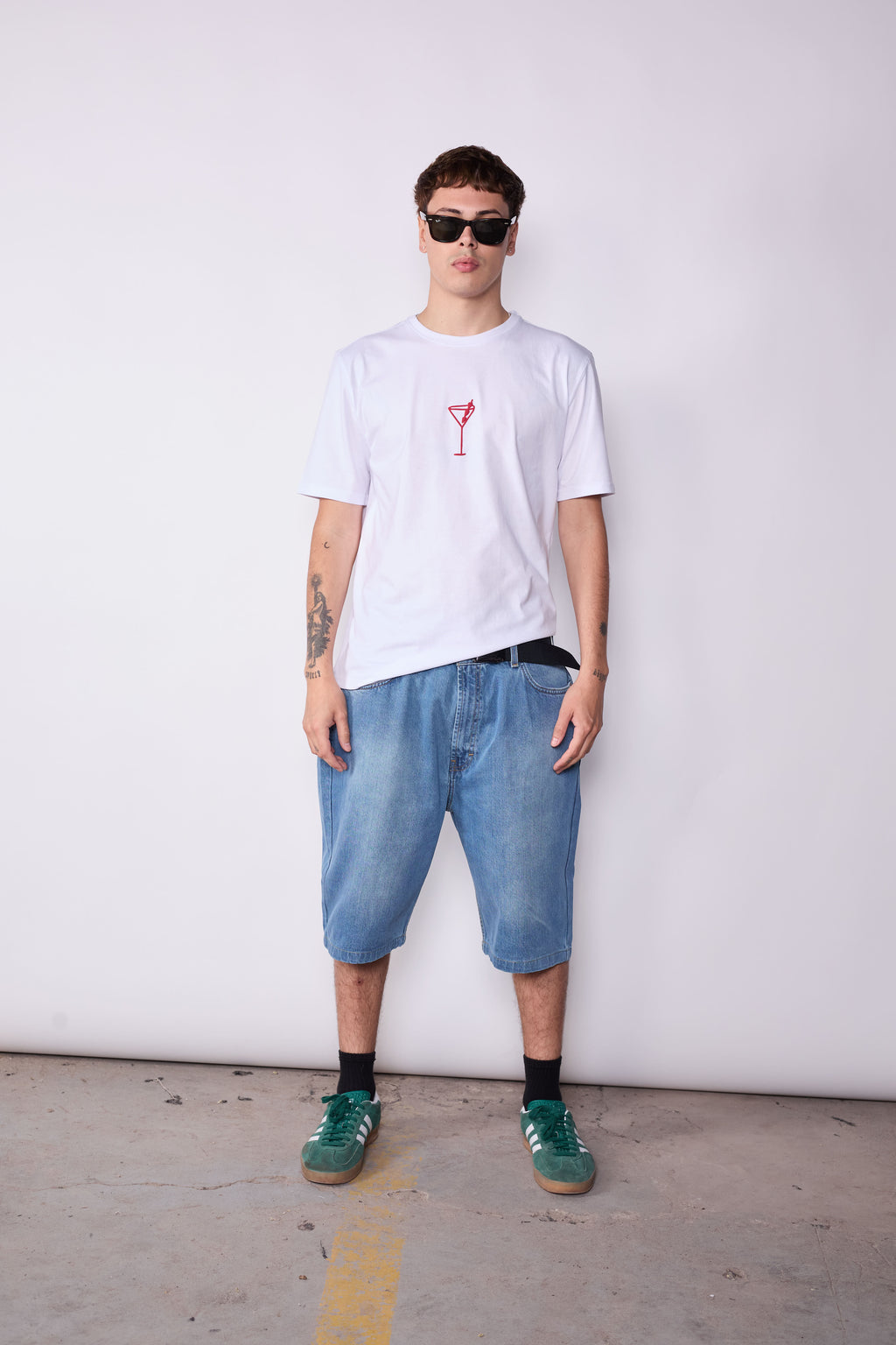 Polera Slim Blanca Fit Martini