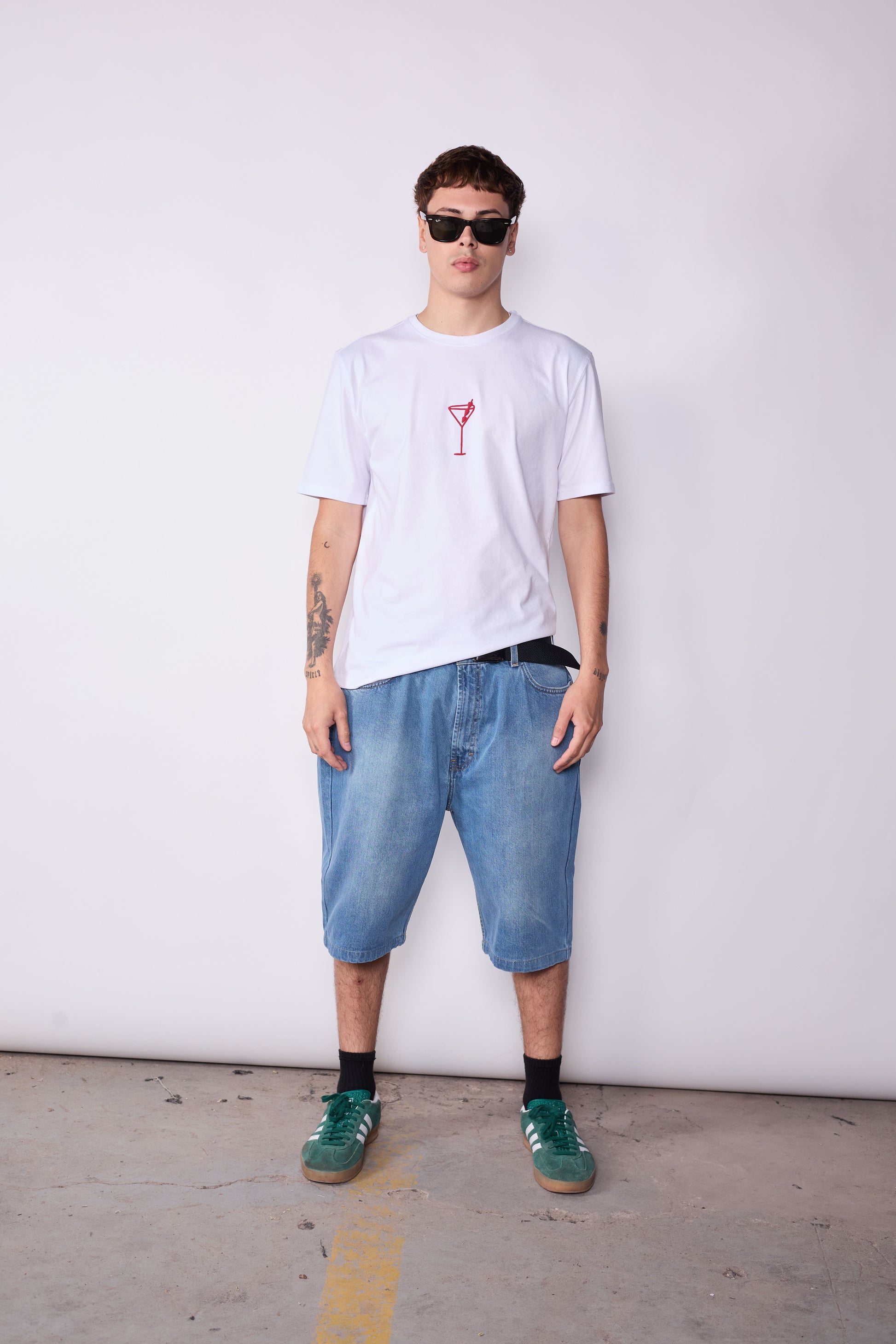 Polera Slim Blanca Fit Martini