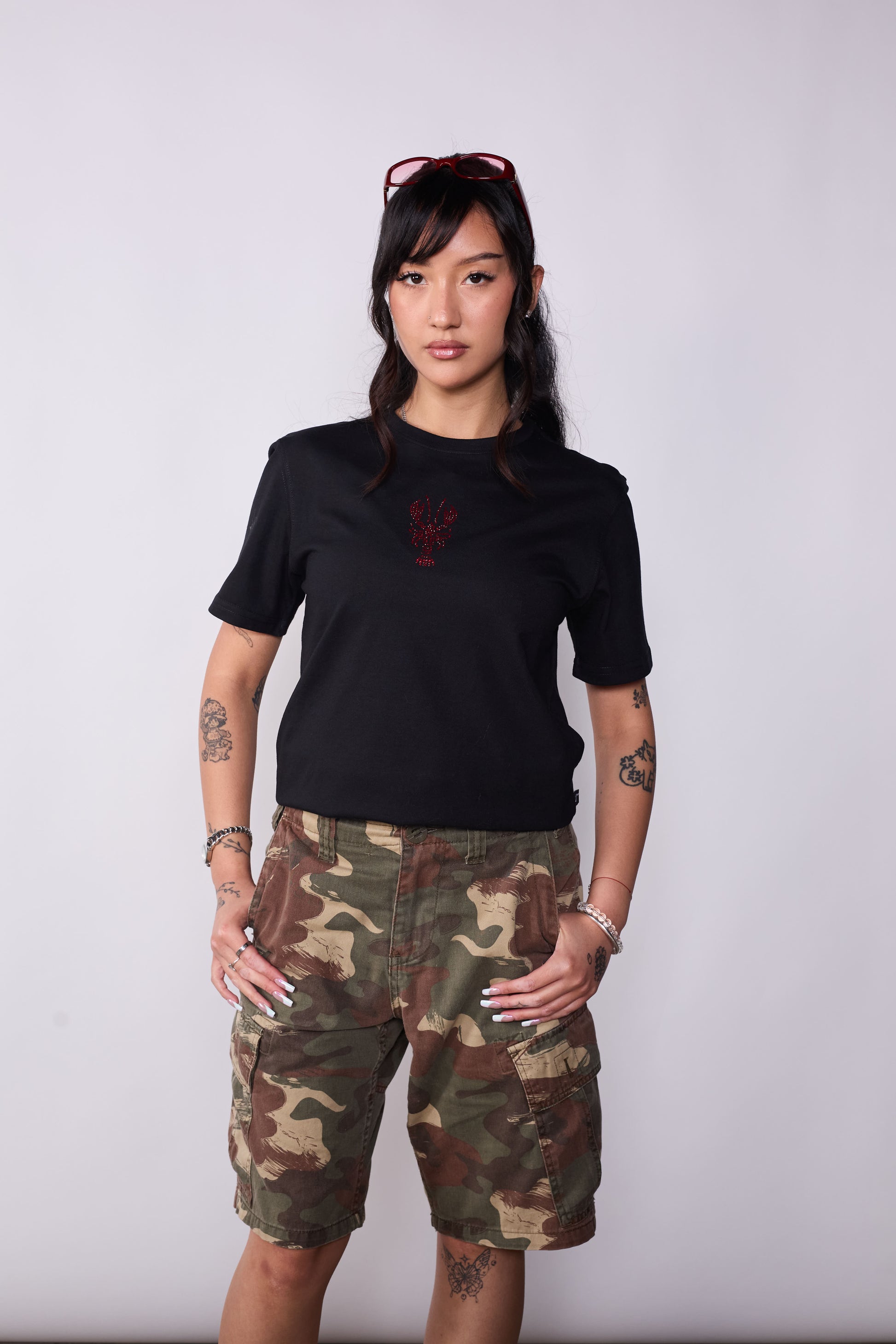 Polera Slim Fit Langosta Negra