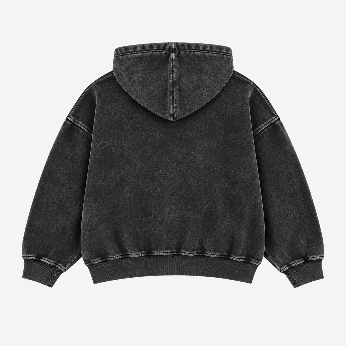 STAR ZIP HOODIE GRIS OSCURO ★