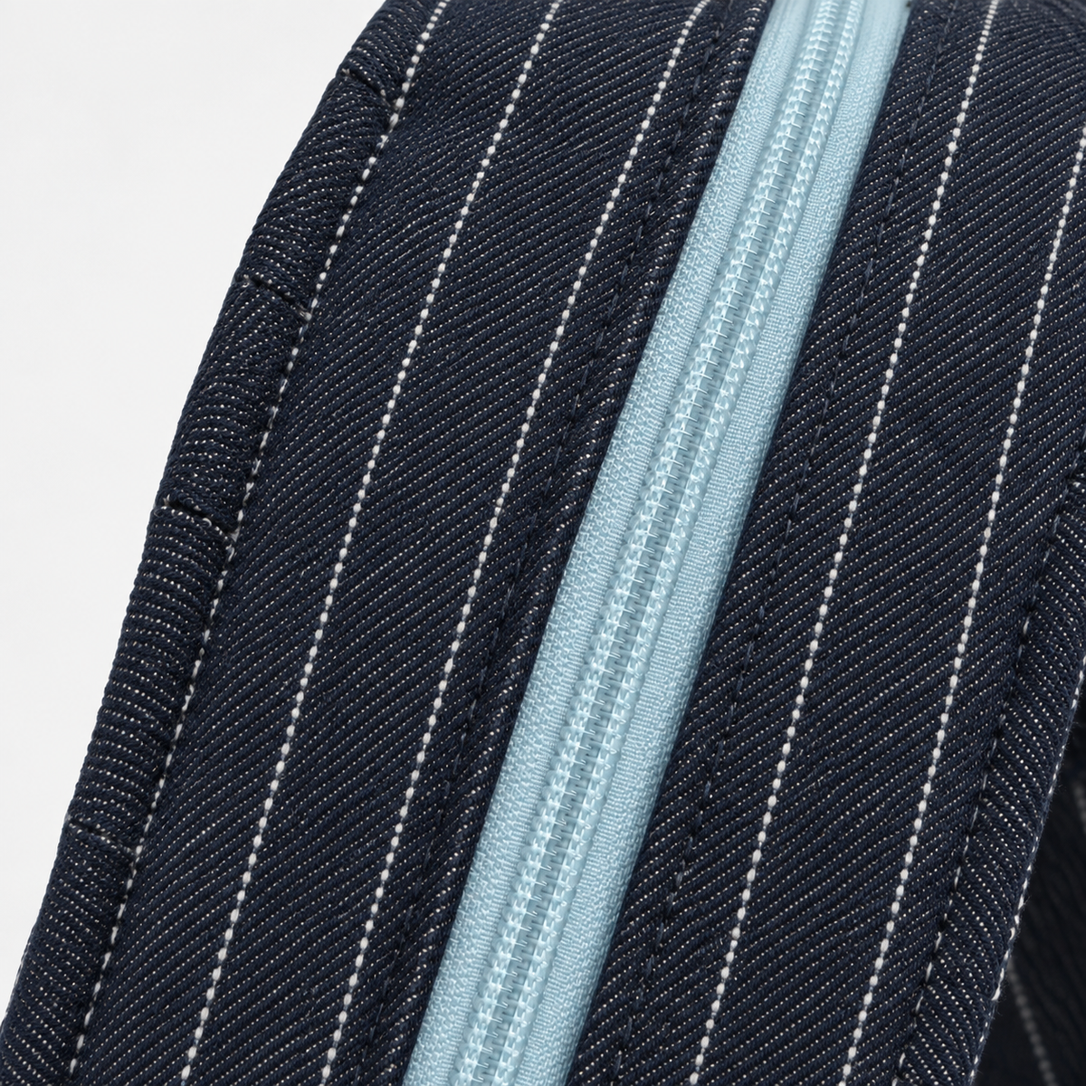 5 STARS PINSTRIPE DENIM BAG ★
