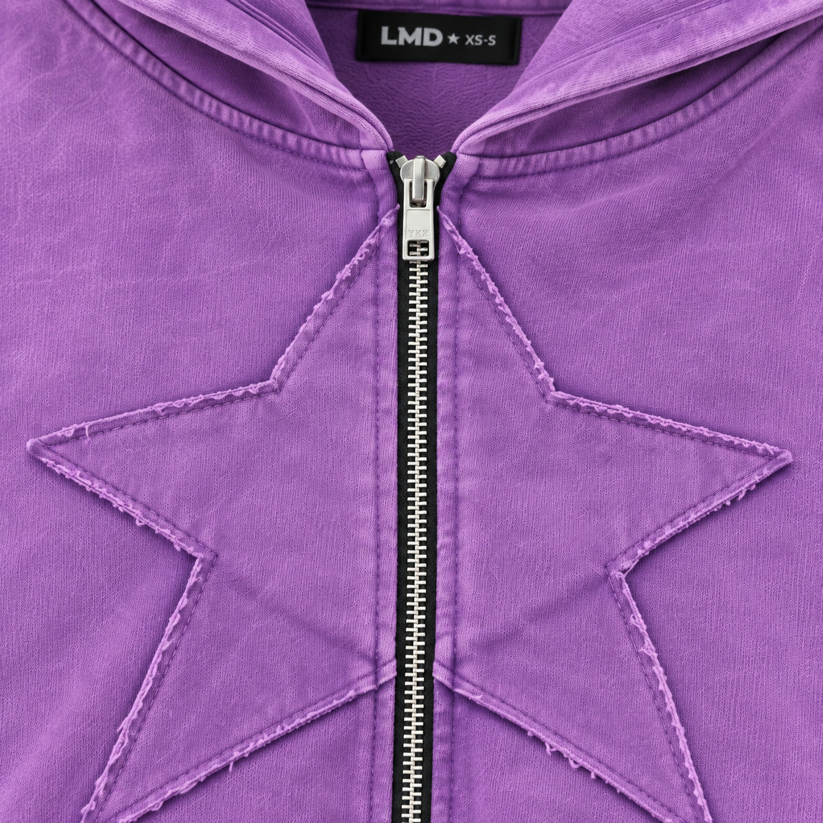 STAR ZIP HOODIE MORADO ★
