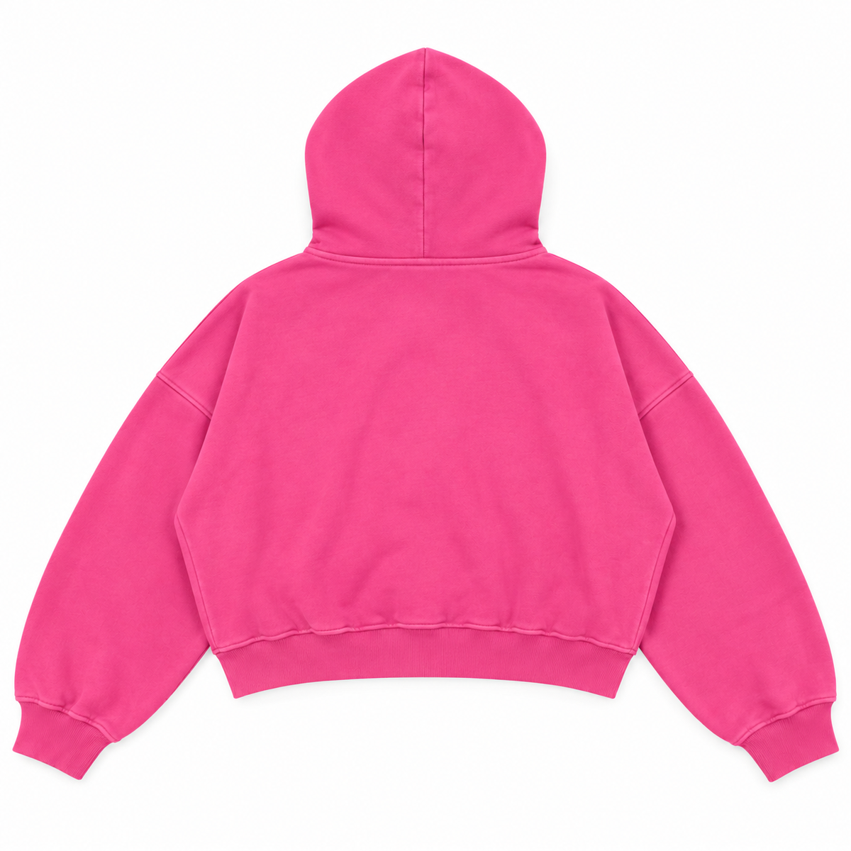 STAR ZIP HOODIE FUCSIA ★
