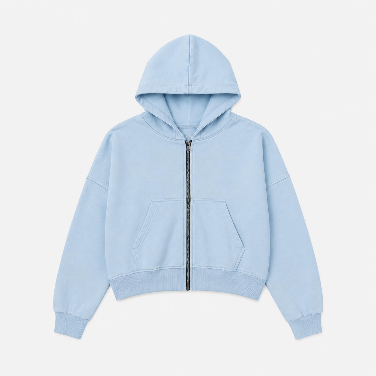 Hoodie 5 Estrellas – Boxy Fit Baby Blue