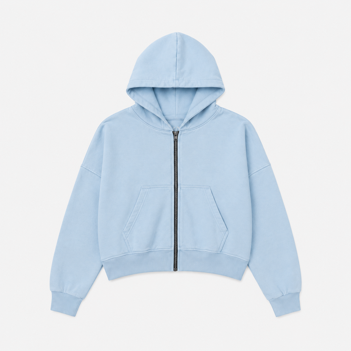 Hoodie  Boxy Fit Celeste