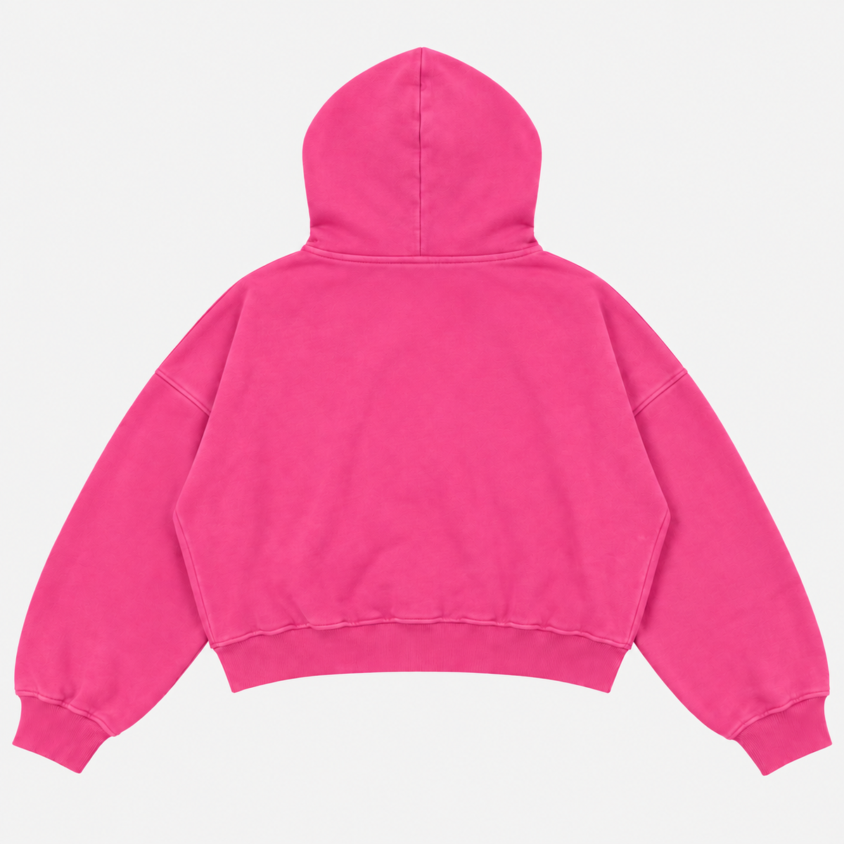 STAR ZIP HOODIE FUCSIA ★