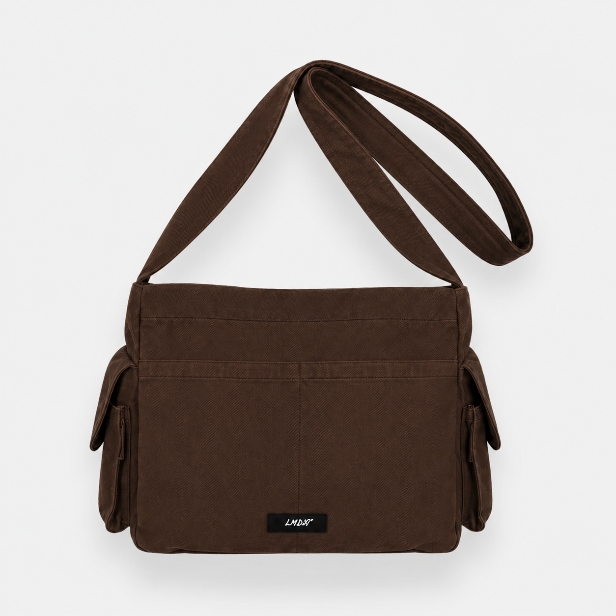 Crossbody cargo café gabardina