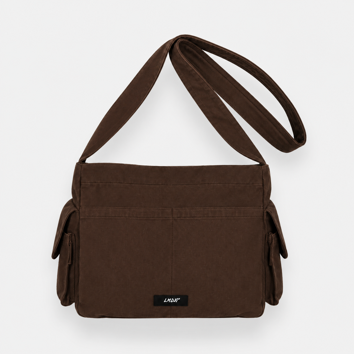 Crossbody cargo café gabardina
