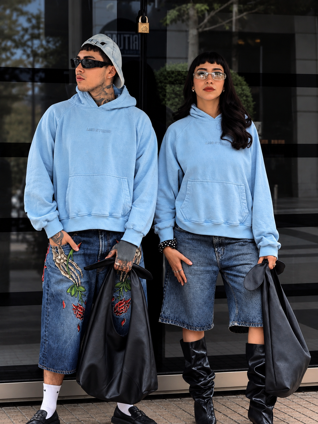 EVERYDAY UNIFORM HOODIE — ICE BLUE