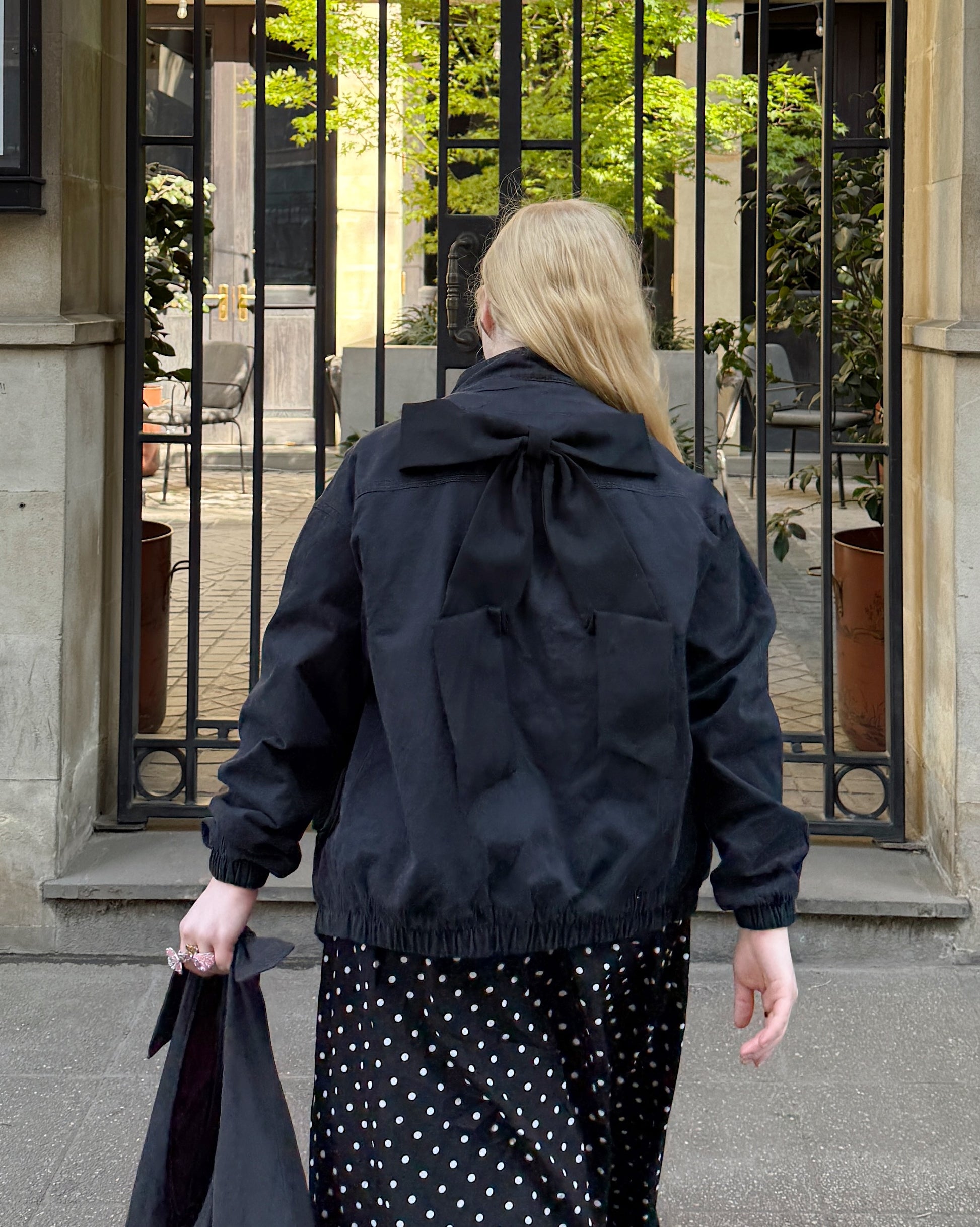 Bomber Ribbon doble bolsillo