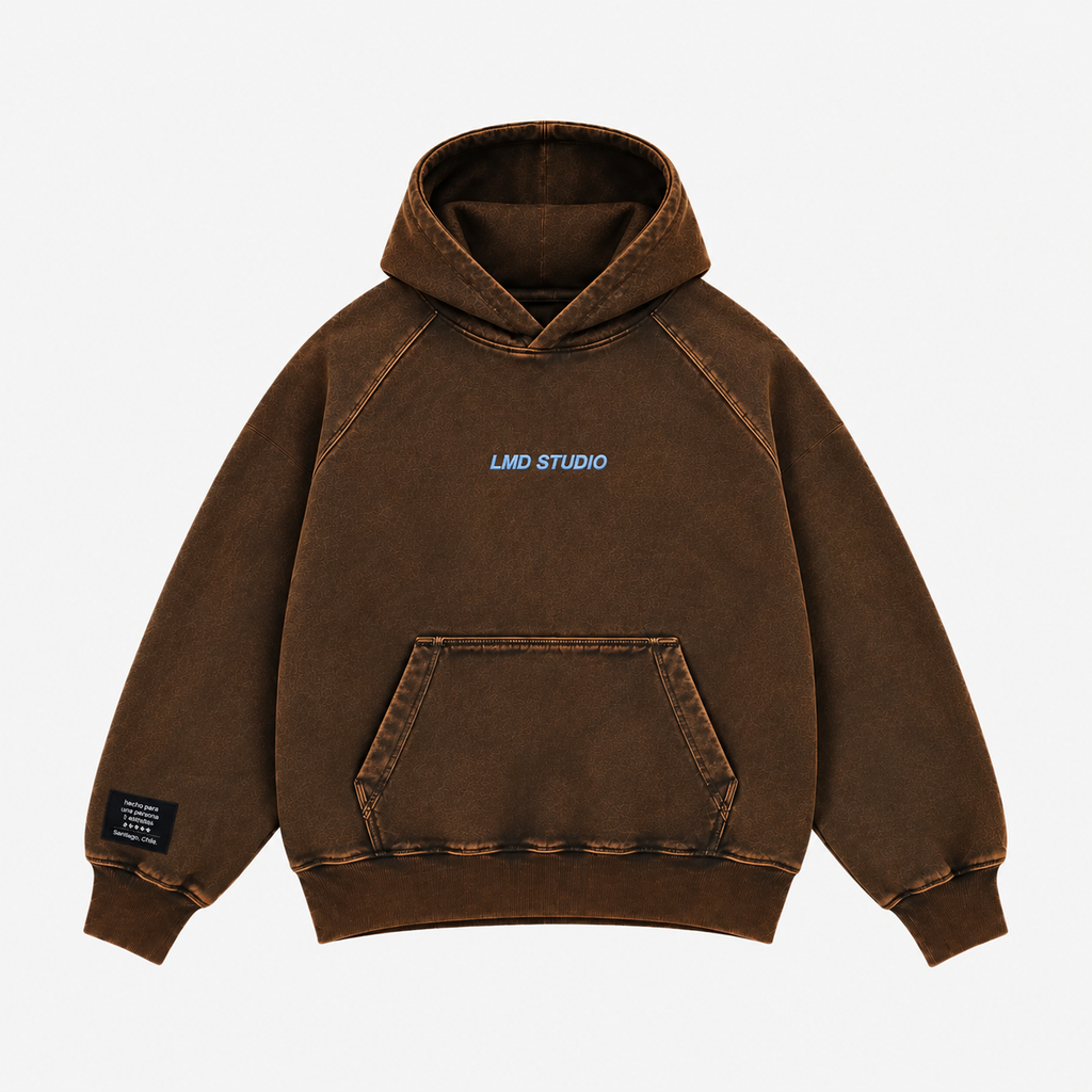 EVERYDAY UNIFORM HOODIE — WASHED BROWN