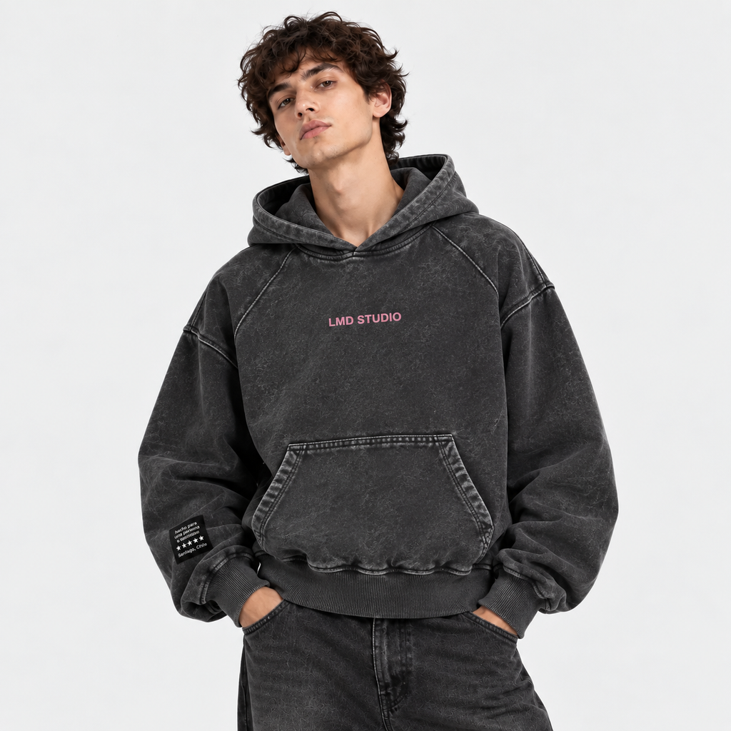 EVERYDAY UNIFORM HOODIE — WASHED BLACK