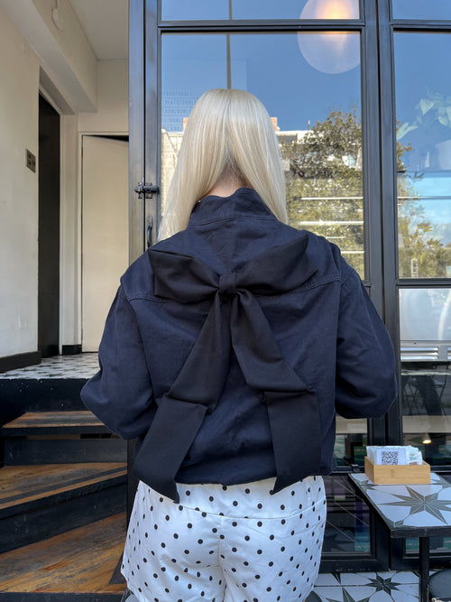 Bomber Ribbon doble bolsillo