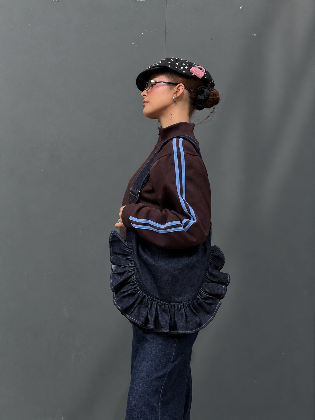 Bolso Denim con Vuelos