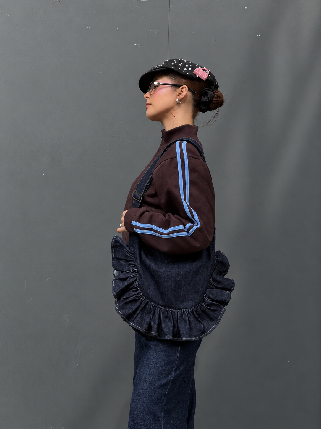 Bolso Denim con Vuelos