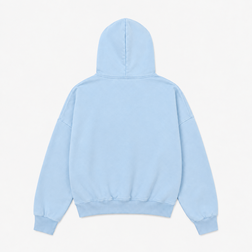 Hoodie  Boxy Fit Celeste