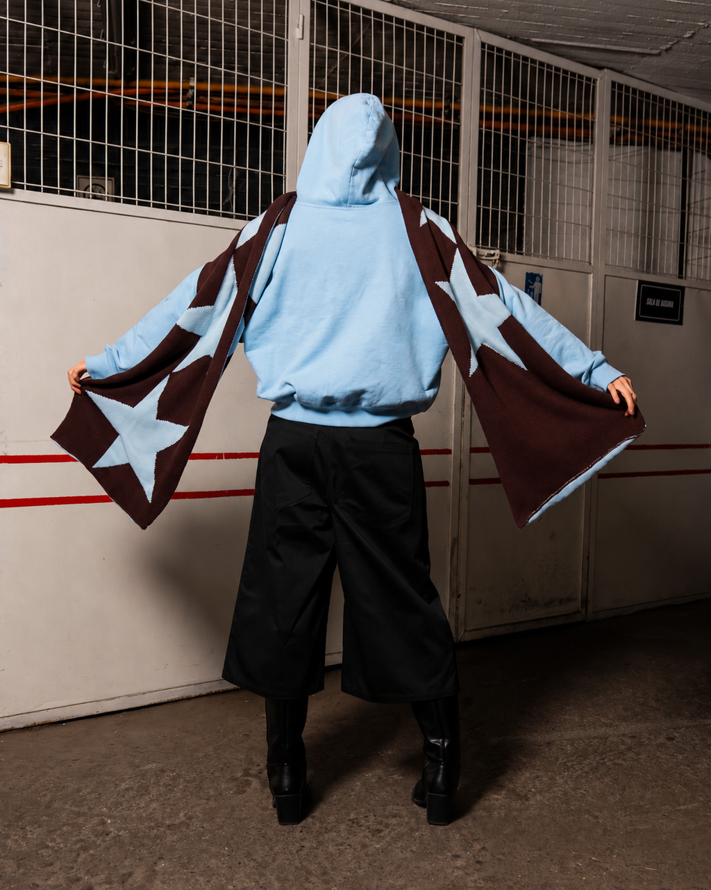 Hoodie  Boxy Fit Celeste