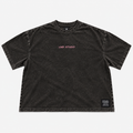 LMD Studio Star Boxy Tee — Acid Black ★