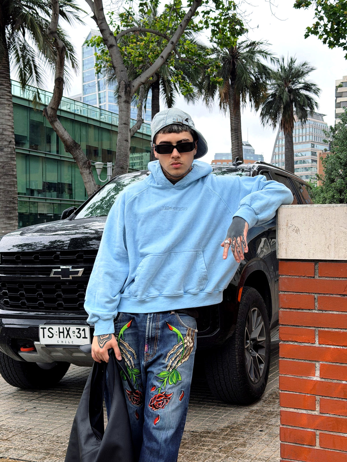 EVERYDAY UNIFORM HOODIE — ICE BLUE
