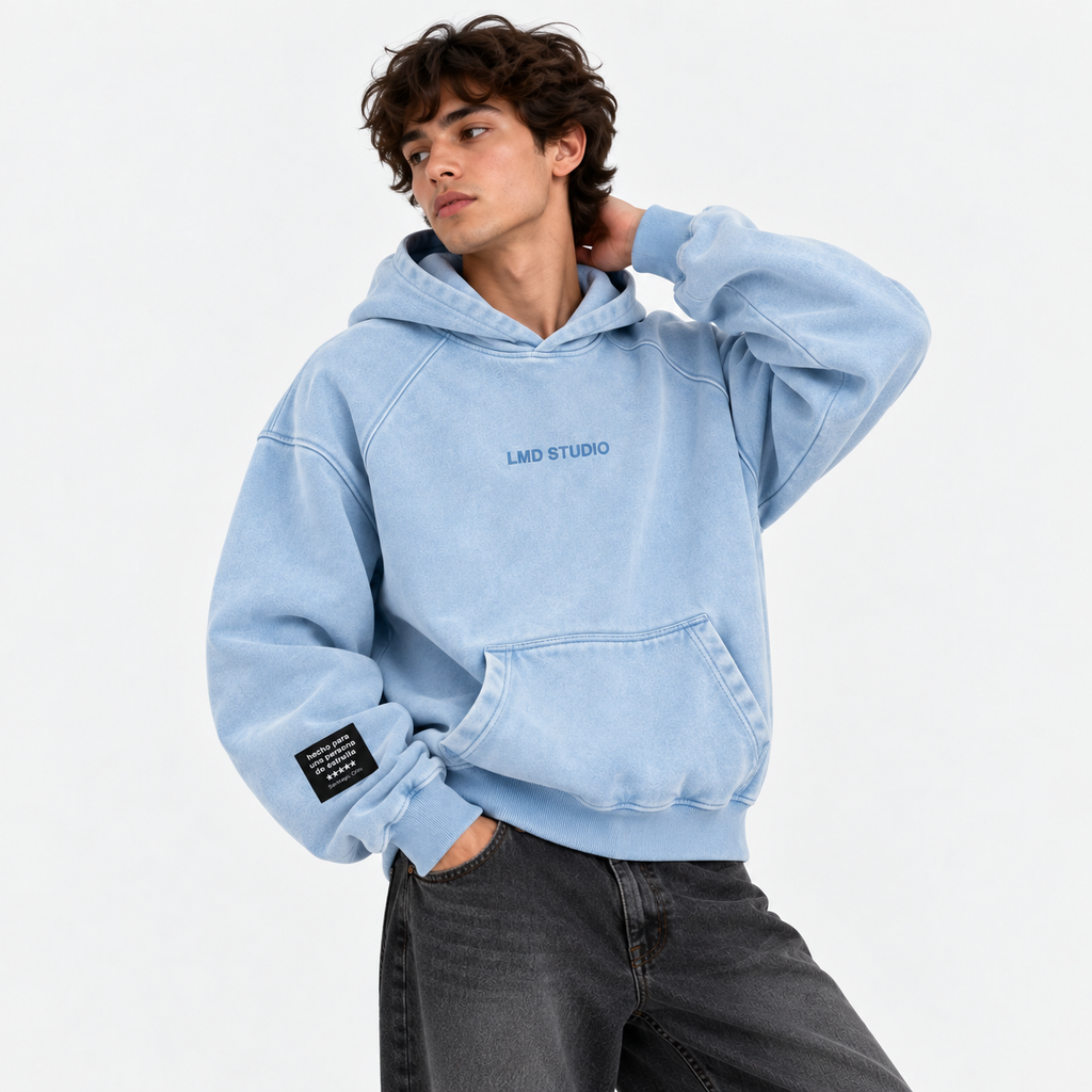 EVERYDAY UNIFORM HOODIE — ICE BLUE
