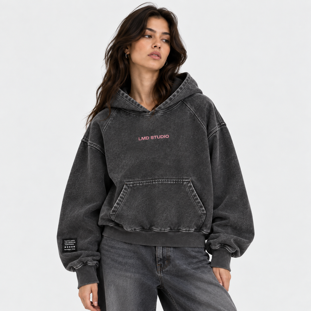 EVERYDAY UNIFORM HOODIE — WASHED BLACK