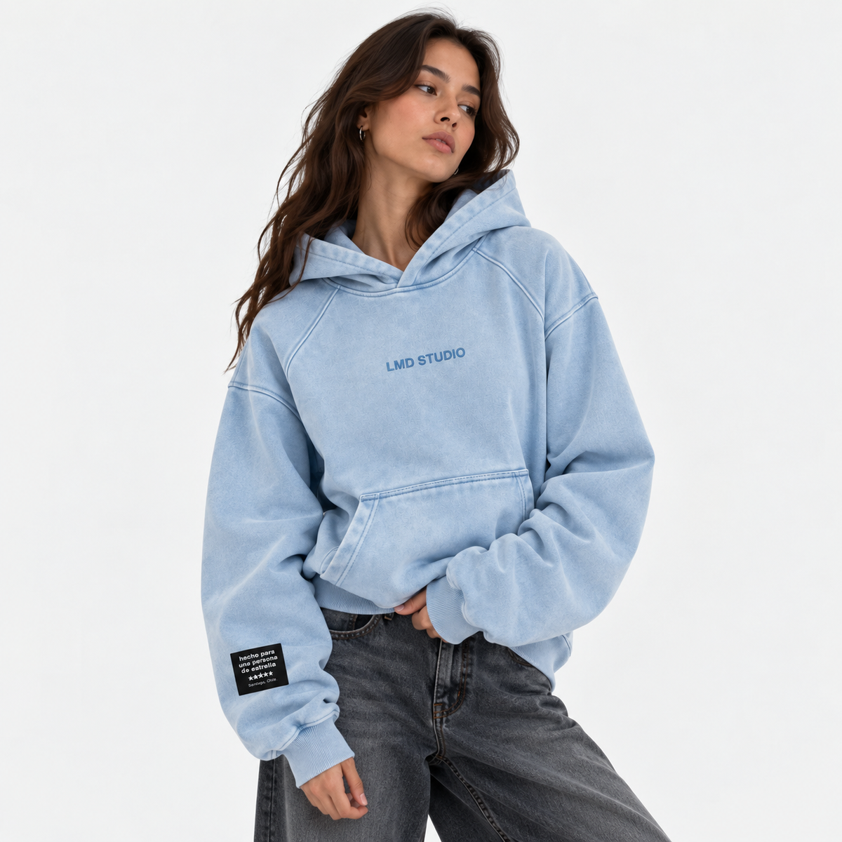 EVERYDAY UNIFORM HOODIE — ICE BLUE