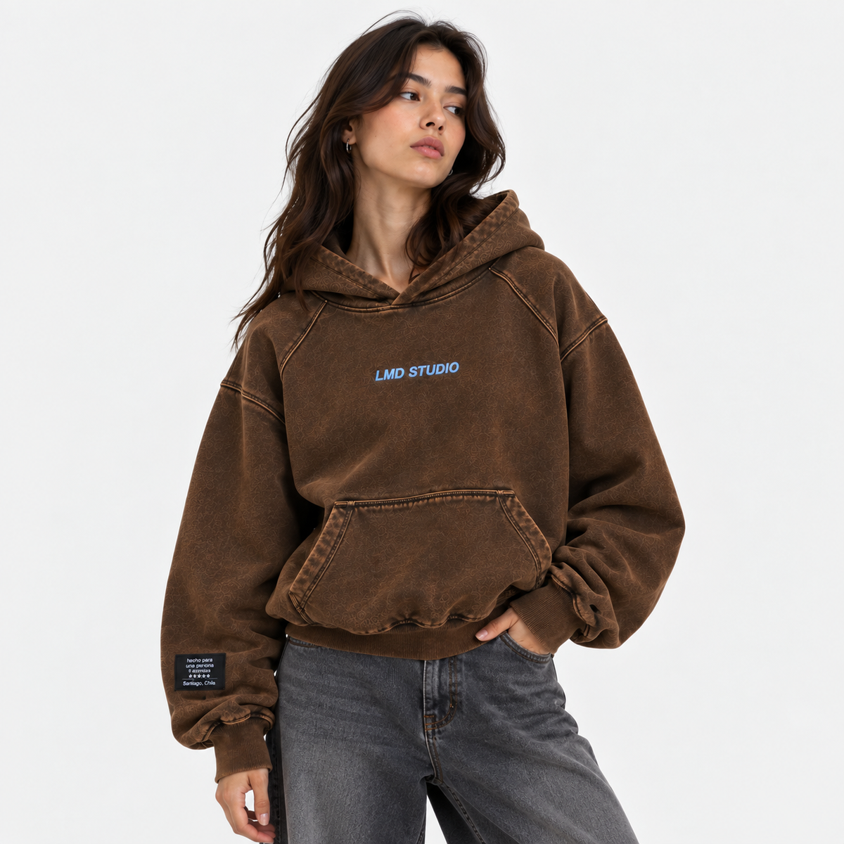 EVERYDAY UNIFORM HOODIE — WASHED BROWN