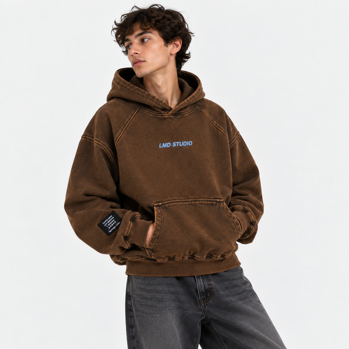 EVERYDAY UNIFORM HOODIE — WASHED BROWN