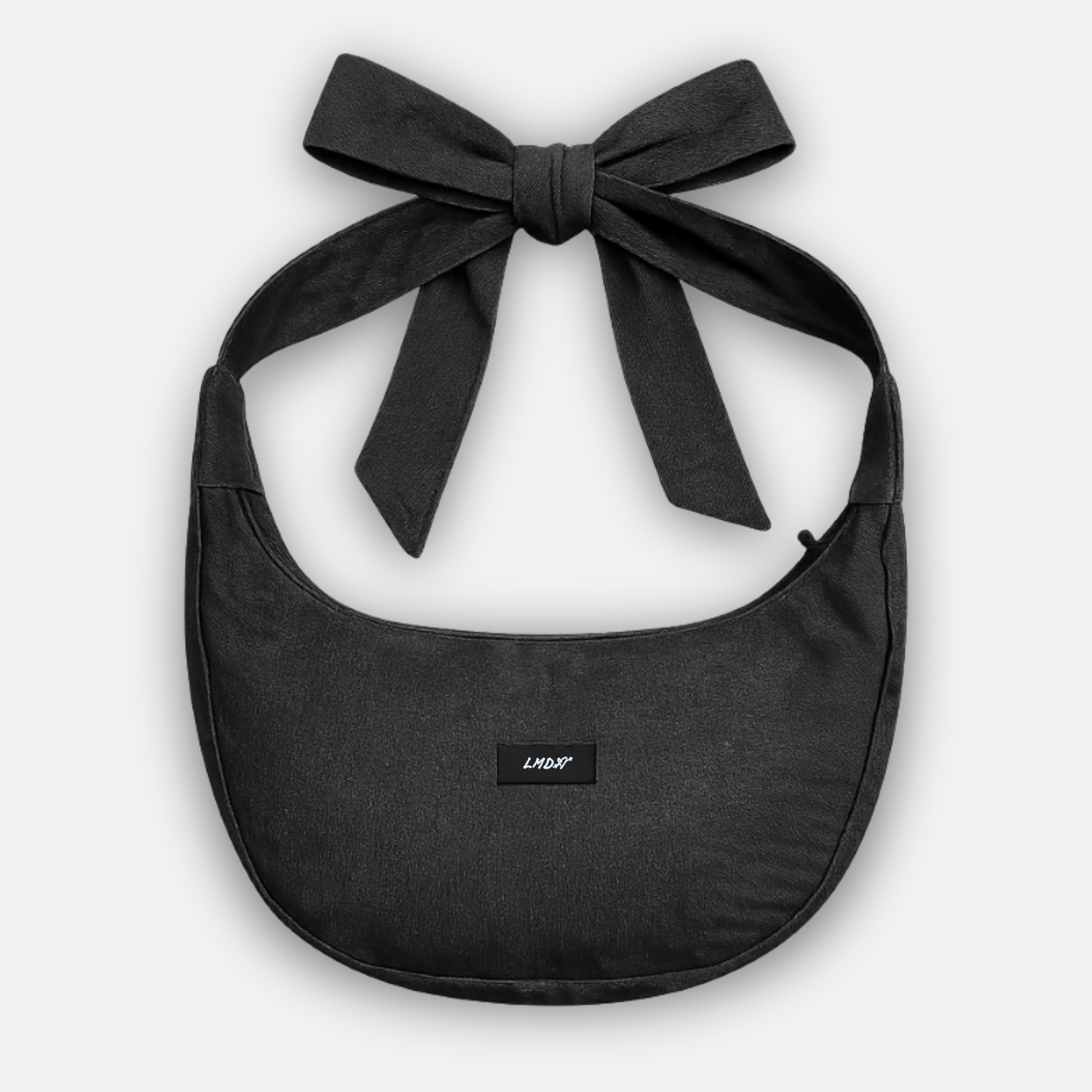 Bolso Ribbon Ajustable Denim Negro